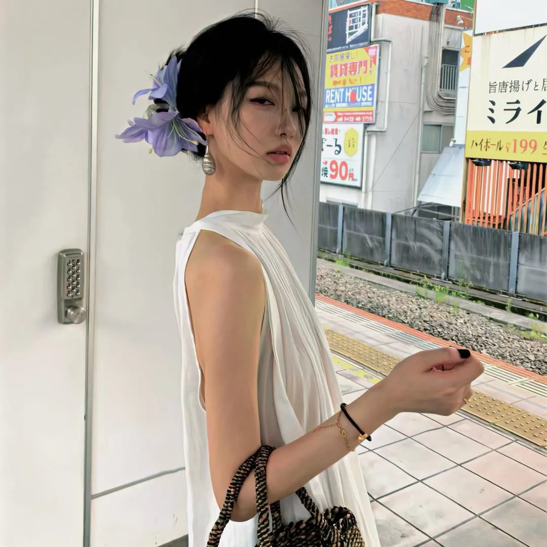 歌女五美图